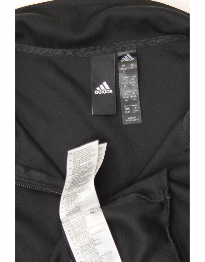 Γυναικεία αθλητική φόρμα Adidas Top Jacket UK 12 /14 Μεσαίου Μαύρου Πολυεστέρα