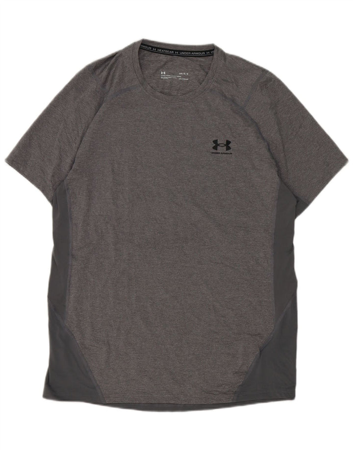 Ανδρικό μπλουζάκι Under Armour Heat Gear Top Large Grey Polyester