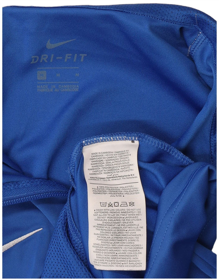 Γυναικεία αθλητική φόρμα γραφικών Nike Μπουφάν μεσαίου μπλε πολυεστέρα Sports