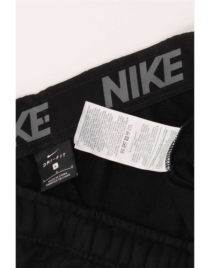 Ανδρική φόρμα Nike γραφική φόρμα Dri Fit Joggers μεγάλο μαύρο πολυεστέρα