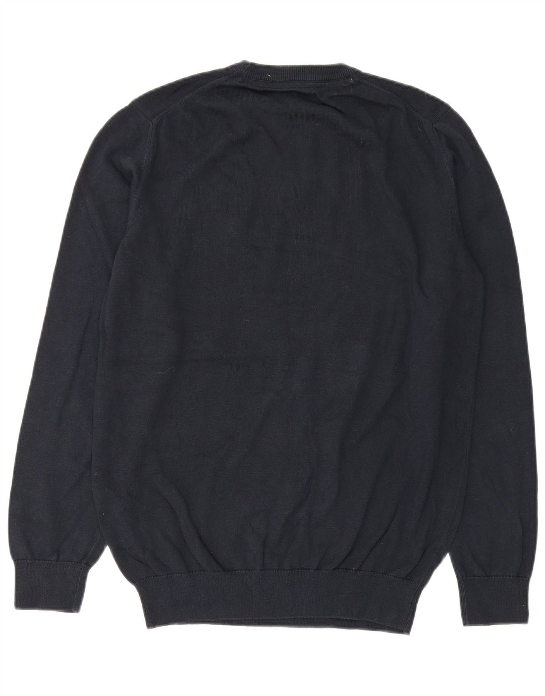 Ανδρικό πουλόβερ με λαιμόκοψη Barbour Medium Navy Βαμβακερό