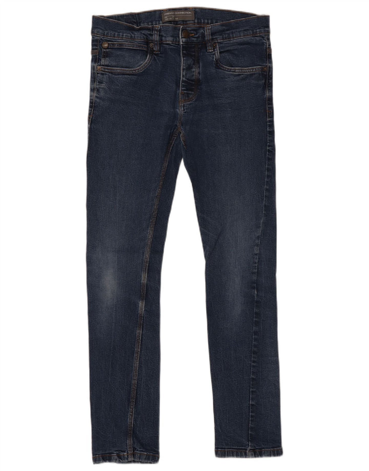 ΓΑΛΛΙΚΗ ΣΥΝΔΕΣΗ Γυναικείο Slim Jeans W32 L32 Μπλε Βαμβακερό