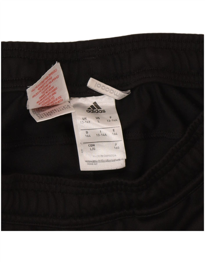 Παντελόνι αθλητικής φόρμας Adidas Boys Climacool 13-14 ετών μαύρο πολυεστέρα