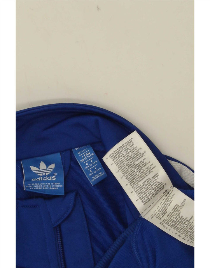 Adidas Boys Graphic αθλητική φόρμα 13-14 ετών Μπλε πολυεστέρας