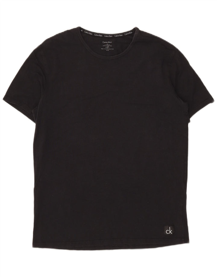 Ανδρικό T-Shirt Calvin Klein Top Large Μαύρο Βαμβακερό