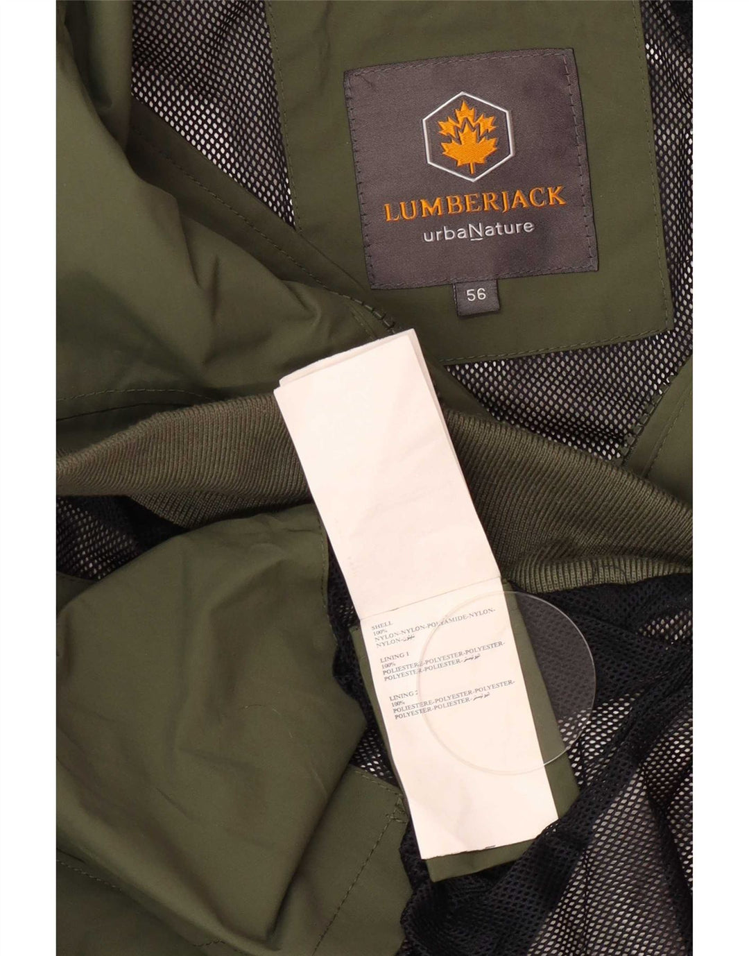 Ανδρικό μπουφάν Lumberjack Bomber EU 56 3XL Green Nylon