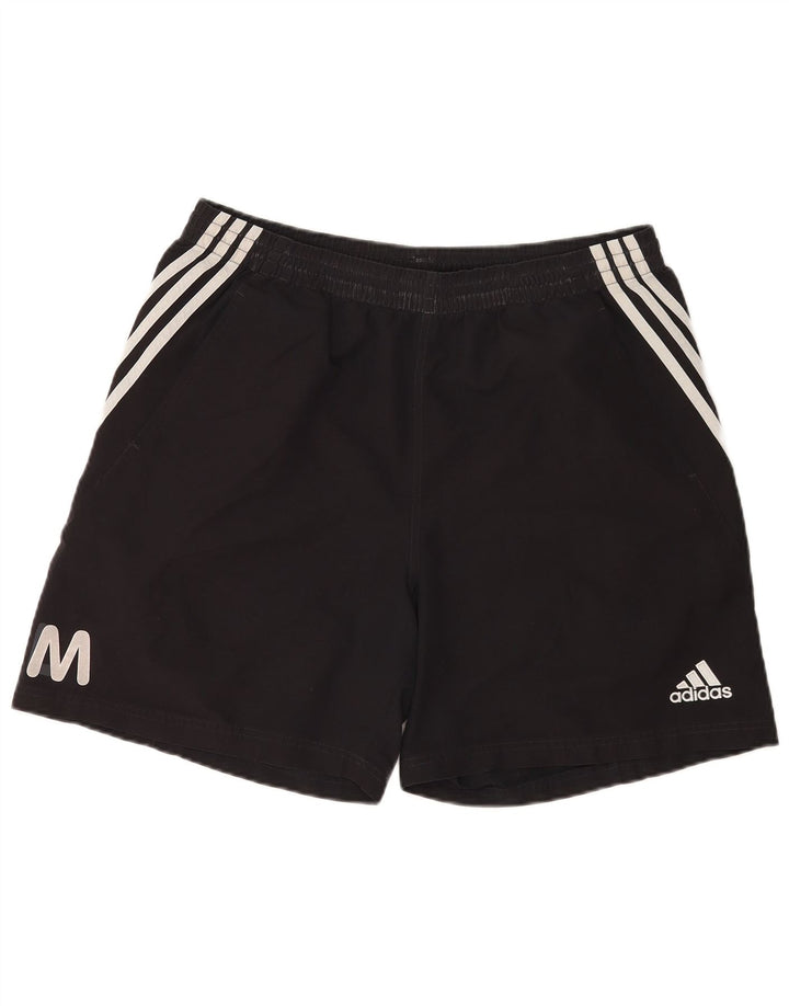 Ανδρικό γραφικό αθλητικό σορτς Adidas XL μαύρο πολυεστέρα