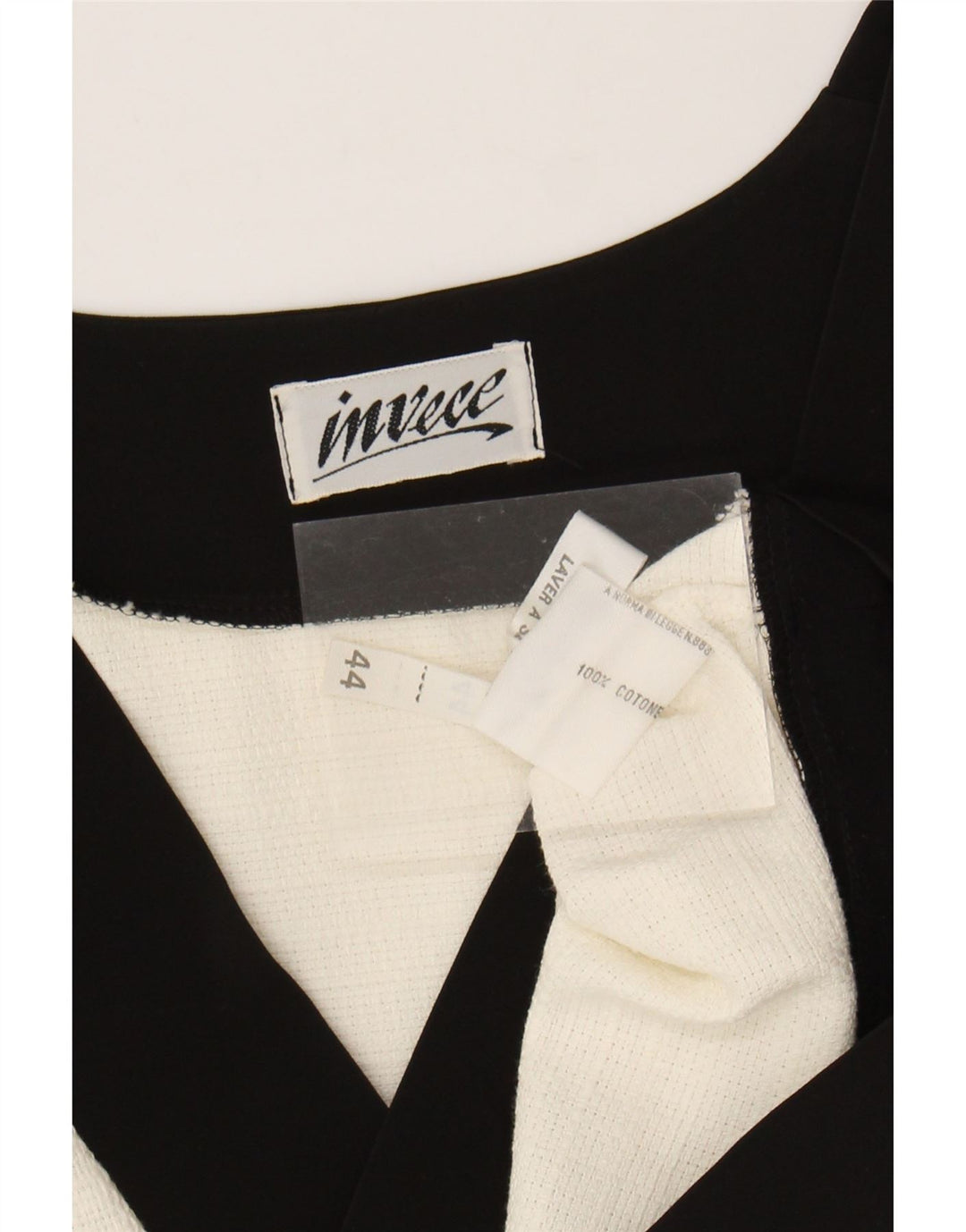 Vintage γυναικείο μπολερό μπλουζάκι EU 44 XL από λευκό βαμβακερό