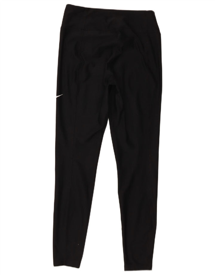 Γυναικείο κολάν Nike Dri Fit UK 14 Μεσαίο μαύρο πολυεστέρα