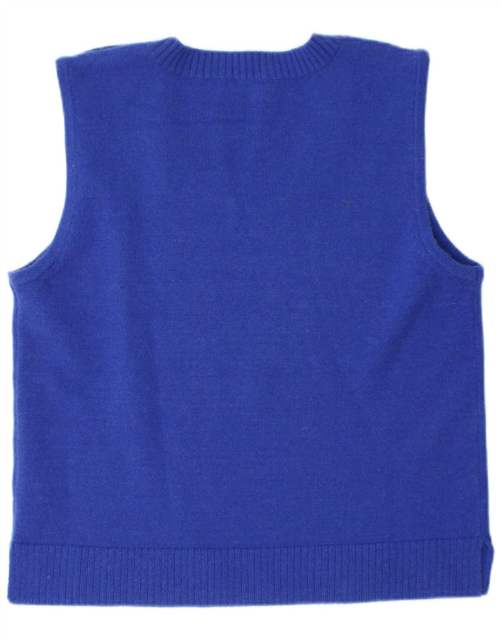 Γυναικείο γιλέκο Monsoon Tank Top UK 14 Medium Blue Acrylic