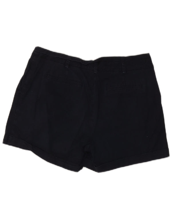 Oasis γυναικείο σορτς Chino UK 12 Medium W34 Navy Blue Cotton