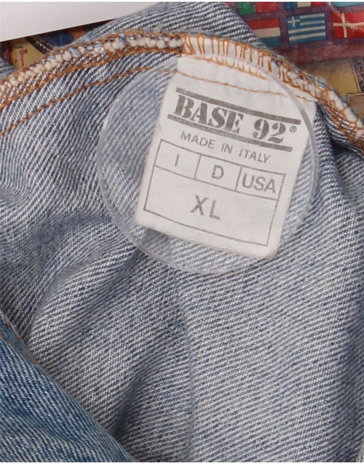 Ανδρικό τζιν μπουφάν Base 92 Graphic UK 42 XL Blue