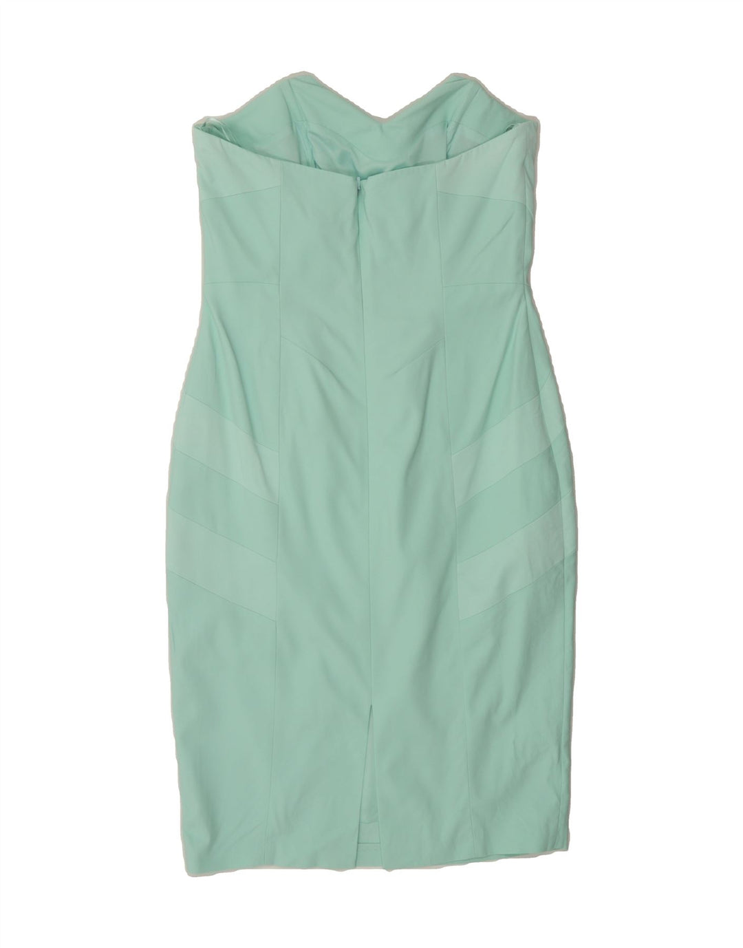 COAST Womens Oversized Strapless Dress UK 12 Medium Turquoise Acetate Vintage Coast and Second-Hand Coast from Messina Hembry 