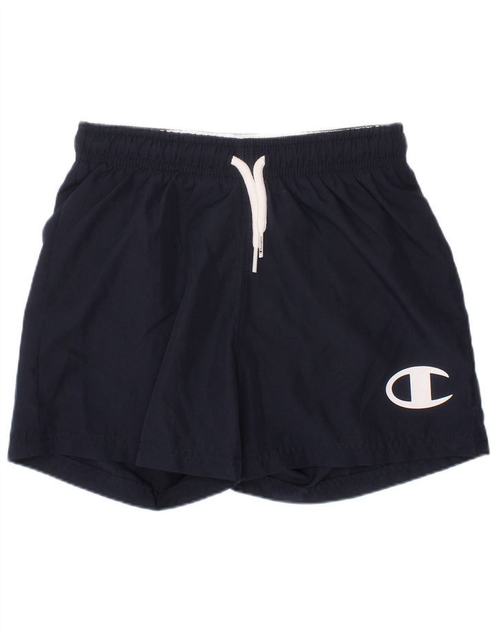 CHAMPION Αγόρια Αθλητικά Σορτς 5-6 ετών XS Navy Blue Polyester