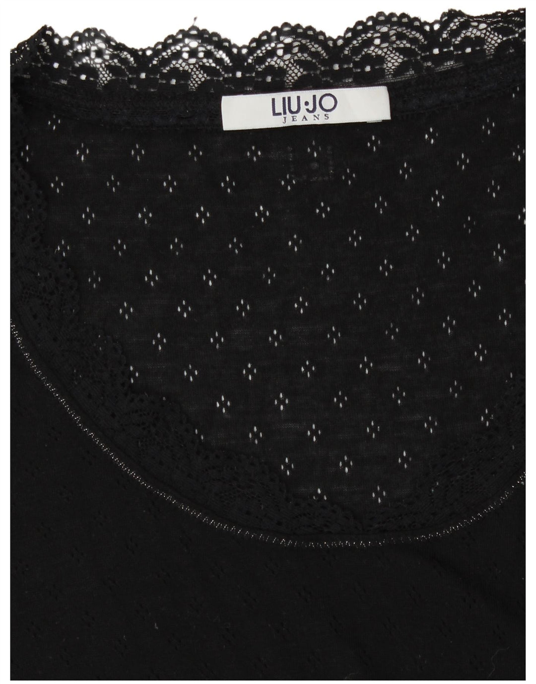 Liu Jo Γυναικείο T-Shirt Top UK 8 Small Black
