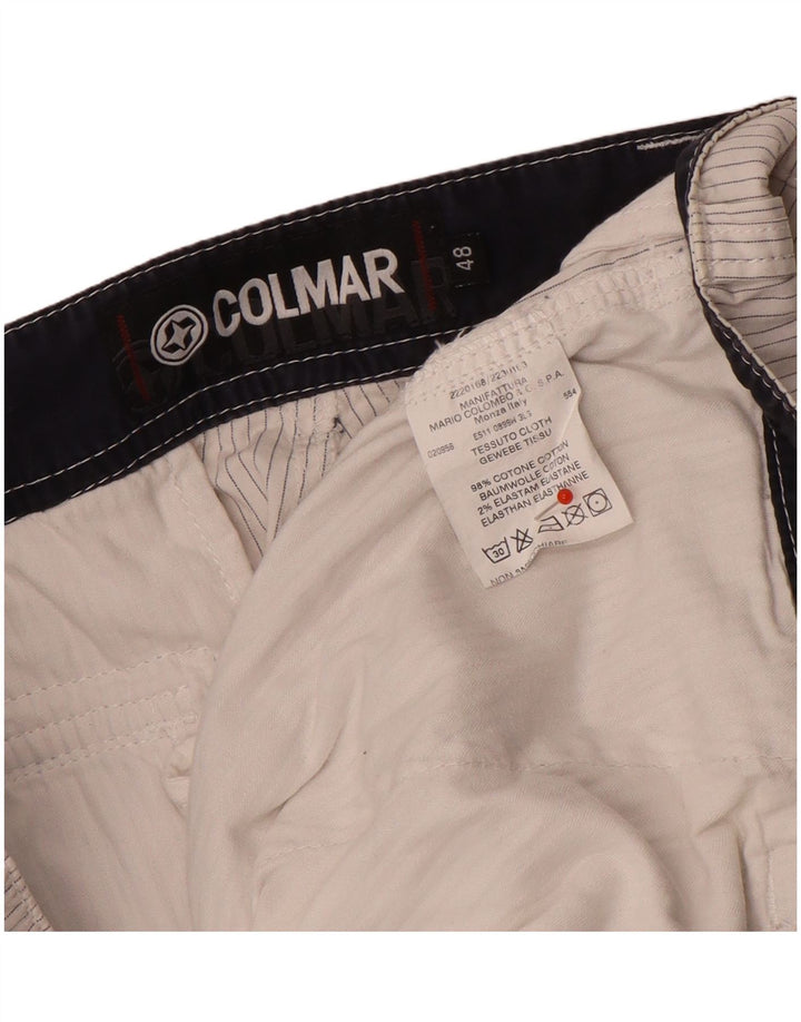 Ανδρικό σορτς Cargo Colmar IT 48 Medium W32 Γκρι Βαμβακερό ριγέ