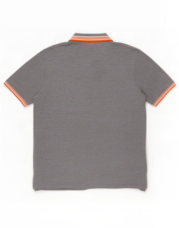 Jack & Jones Ανδρικό Πόλο Μπλουζάκι 2XL Γκρι βαμβακερό