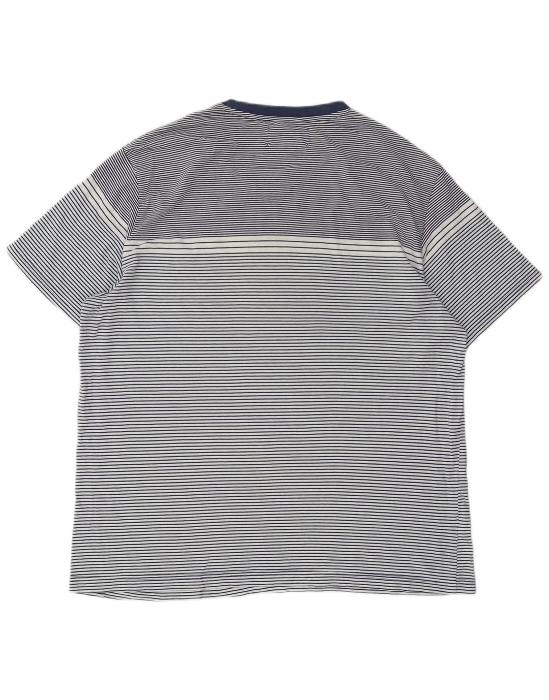 Ανδρικό T-Shirt PENGUIN Top XL Navy Blue ριγέ βαμβακερό