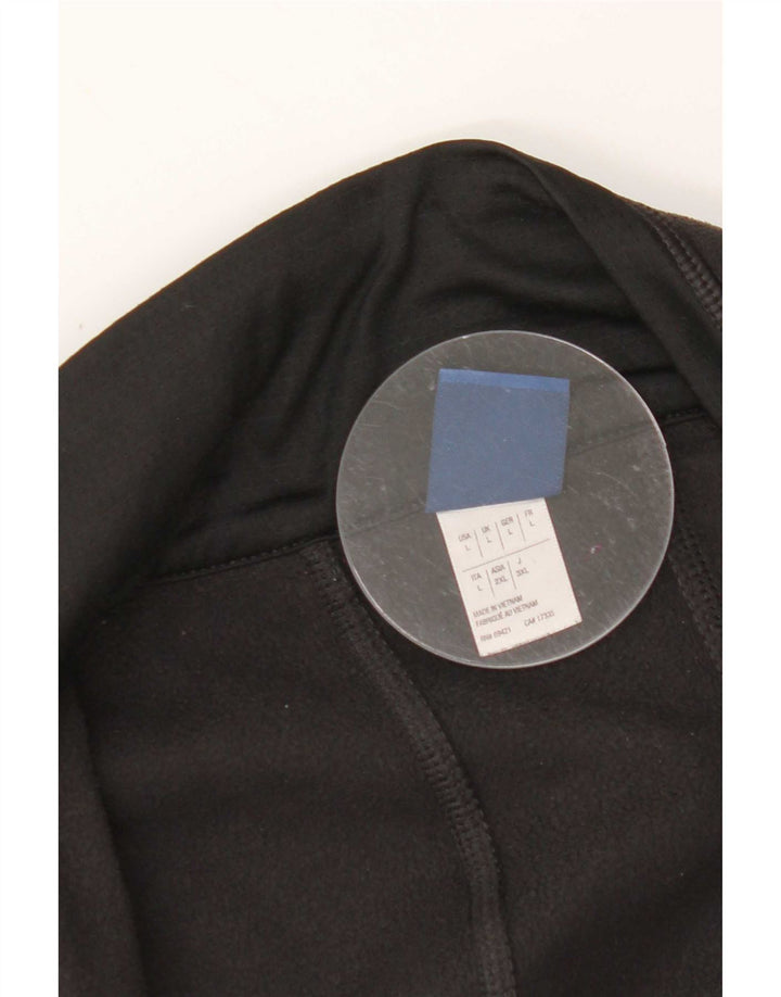 Reebok Γυναικείο Fleece Jacket UK 16 Large Black Polyester