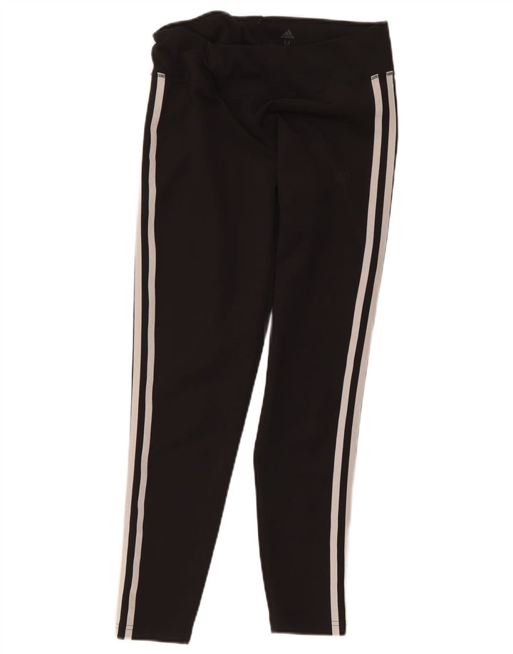 Γυναικεία Adidas Climalite Crop leggings UK 12/14 Medium Black Polyester