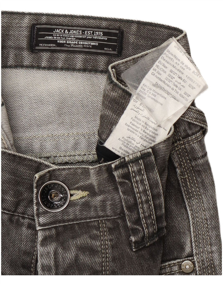 Jack & Jones Ανδρικό τζιν ίσιο W32 L32 Γκρι