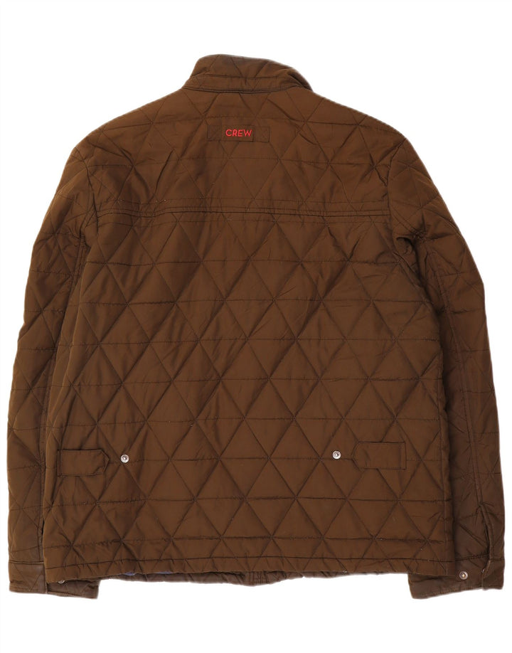 Ανδρικό καπιτονέ μπουφάν Crew Clothing UK 42 XL Khaki Polyester