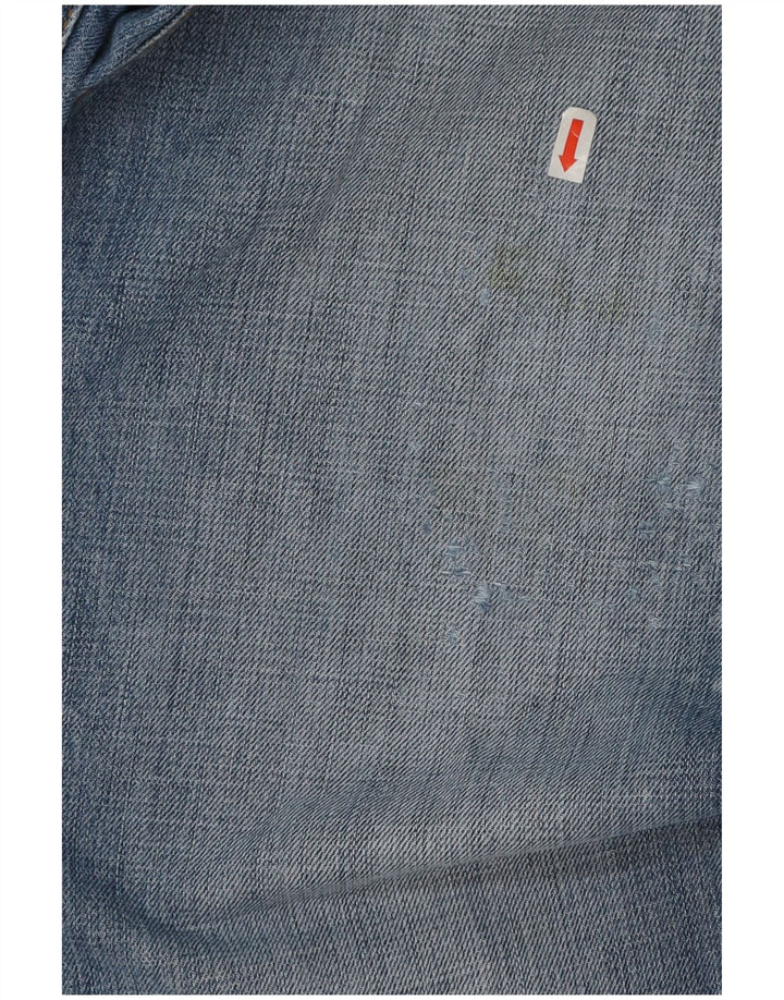 Ανδρικό τζιν Calvin Klein Distressed Straight W33 L27 Μπλε βαμβακερό