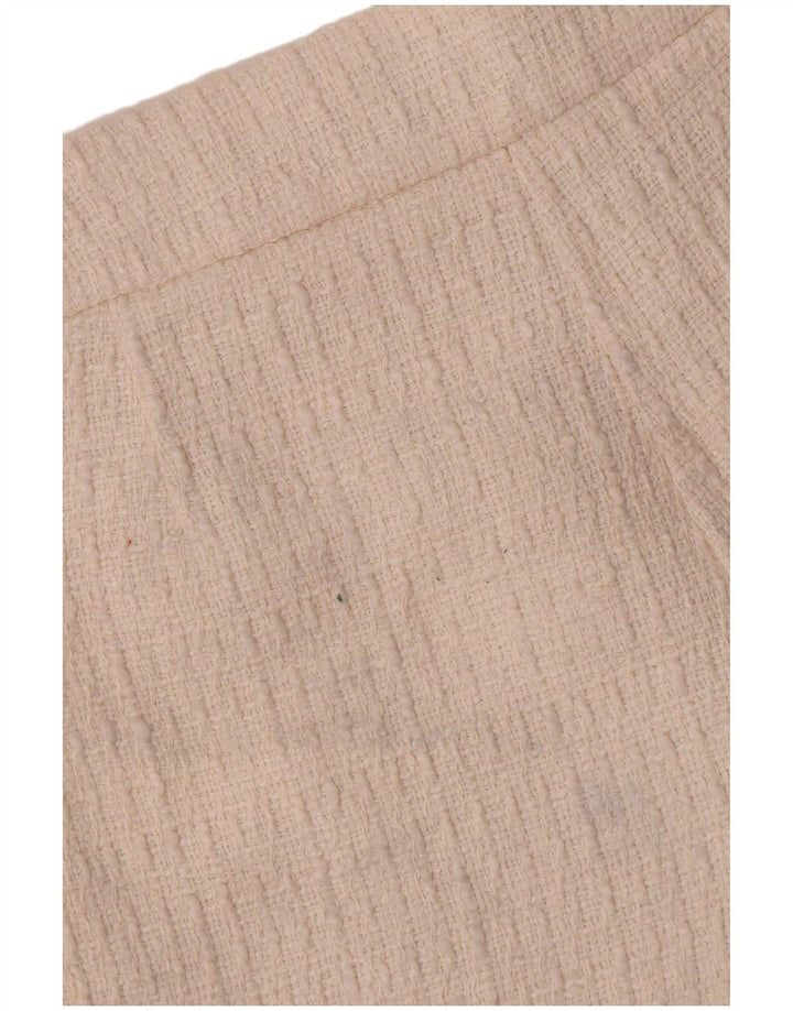 Zara Γυναικείο Σορτς Casual Medium W28 Λευκό