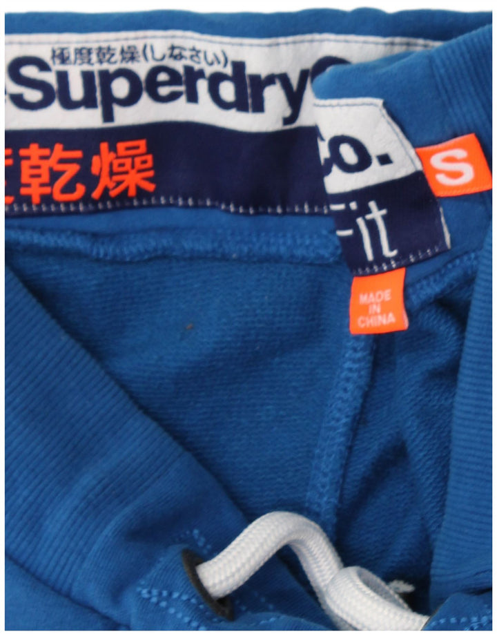 Ανδρικό αθλητικό σορτς SUPERDRY Μικρό Μπλε Βαμβακερό