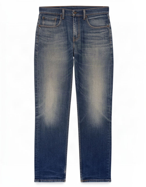 Levi's Mens 502 Tapered Jeans W31 L32 Μαύρο βαμβακερό