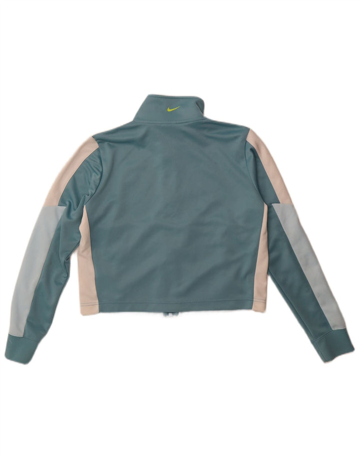 Γυναικεία φόρμα φόρμας Nike Oversized γραφικά Μπουφάν UK 10 Small Blue