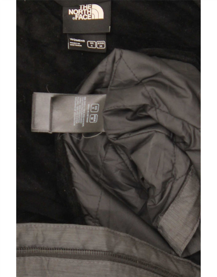 The North Face γυναικείο μπουφάν με κουκούλα αντιανεμικό UK 14 Medium Grey Polyester