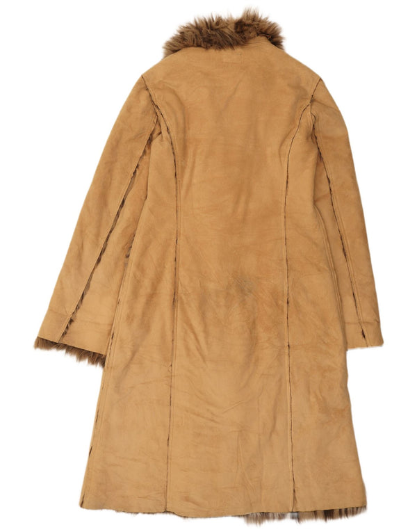Basic Γυναικείο παλτό Sherpa UK 16 Large Beige
