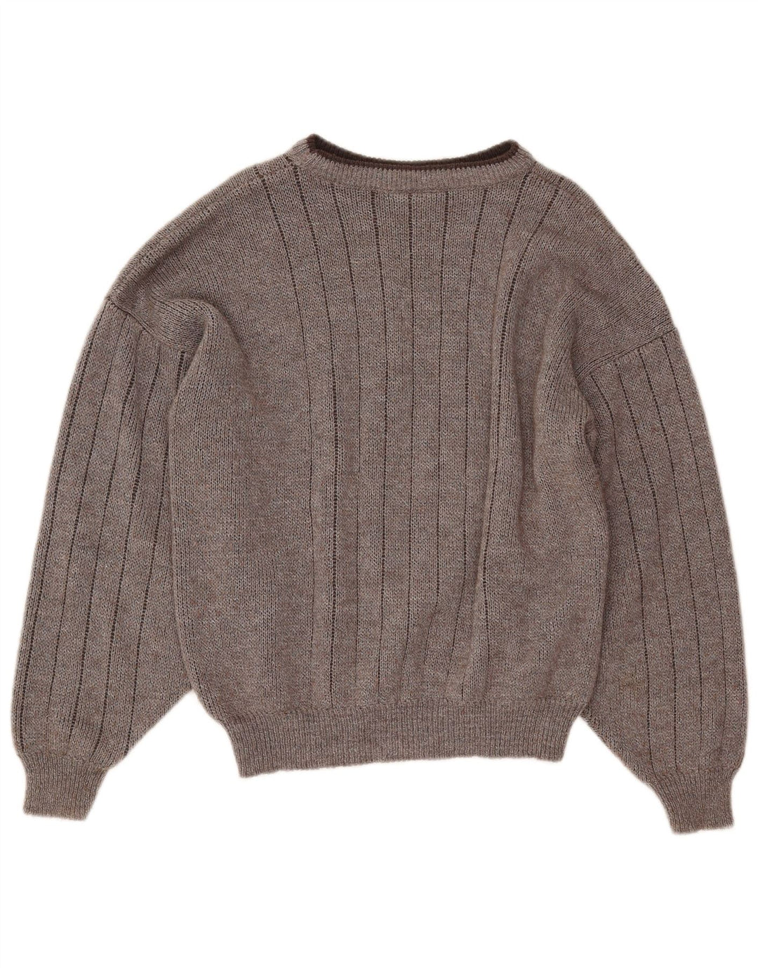 ANGELO LITRICO Ανδρικό πουλόβερ για λαιμό σκάφος IT 48/50 Medium Grey