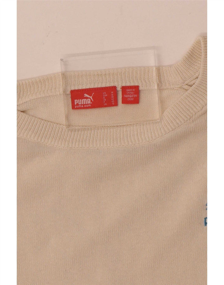 Γυναικείο πουλόβερ Puma Boat Neck Jumper UK 12 Medium Off White