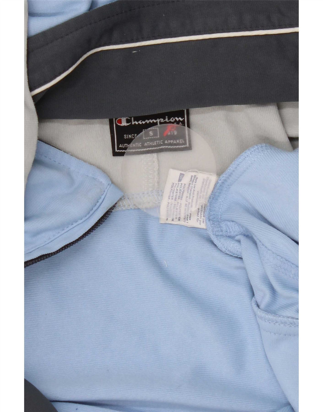 Ανδρική αθλητική φόρμα Champion με κουκούλα Top Jacket Small Blue Colourblock Polyester