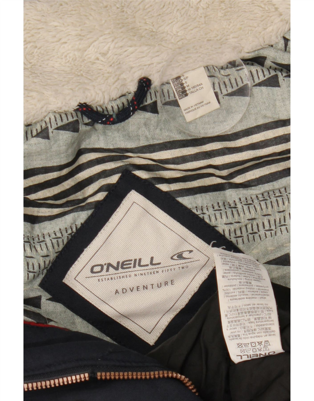 O'NEILL Γυναικείο μπουφάν Parka με κουκούλα UK 10 Small Navy Blue Polyester