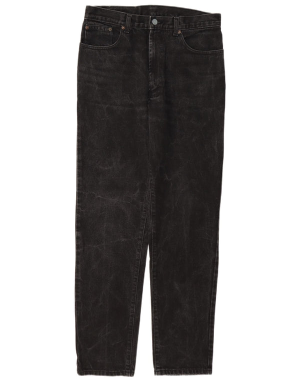 Calvin Klein Mens Acid Wash Straight Jeans W31 L32 Γκρι βαμβακερό