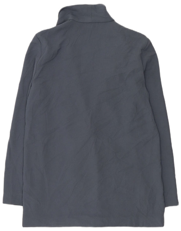 Topshop Γυναικείο Μπουφάν Blazer με διπλό στήθος UK 10 Small Blue Polyester