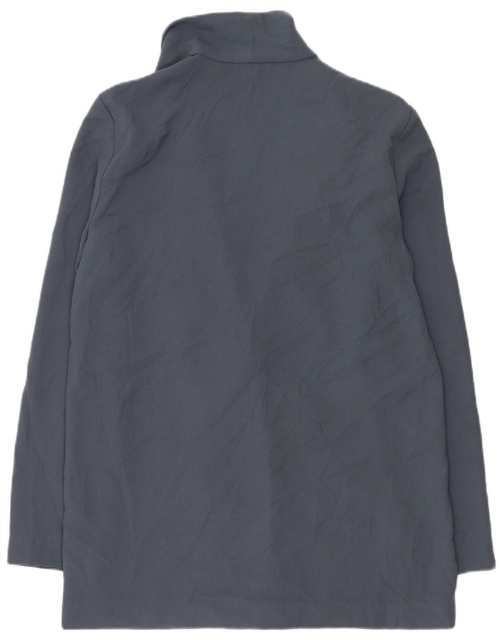 Topshop Γυναικείο Μπουφάν Blazer με διπλό στήθος UK 10 Small Blue Polyester