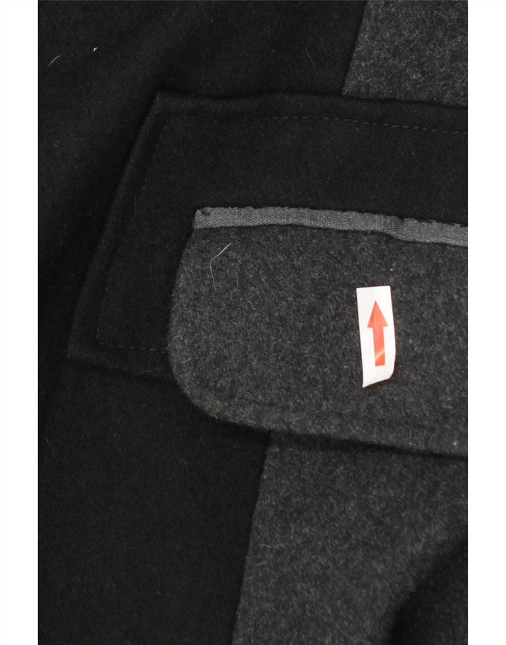Γυναικείο παλτό Marks & Spencer UK 16 Large Black Colourblock Wool