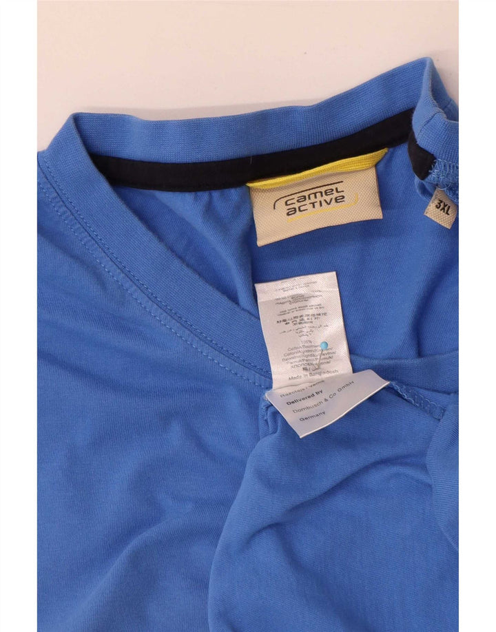 Ανδρικό T-Shirt Camel Active Top 3XL Μπλε βαμβακερό