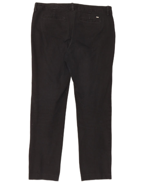 Tommy Hilfiger Γυναικείο Slim παντελόνι Chino US 10 Large W34 L29 Μαύρο βαμβακερό