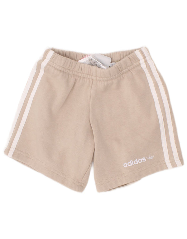 Αθλητικό σορτς Adidas Baby Boys 18-24 μηνών Μπεζ βαμβακερό