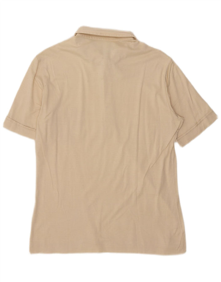 Vintage Ανδρικό Πόλο Μπλουζάκι IT 46 Small Beige
