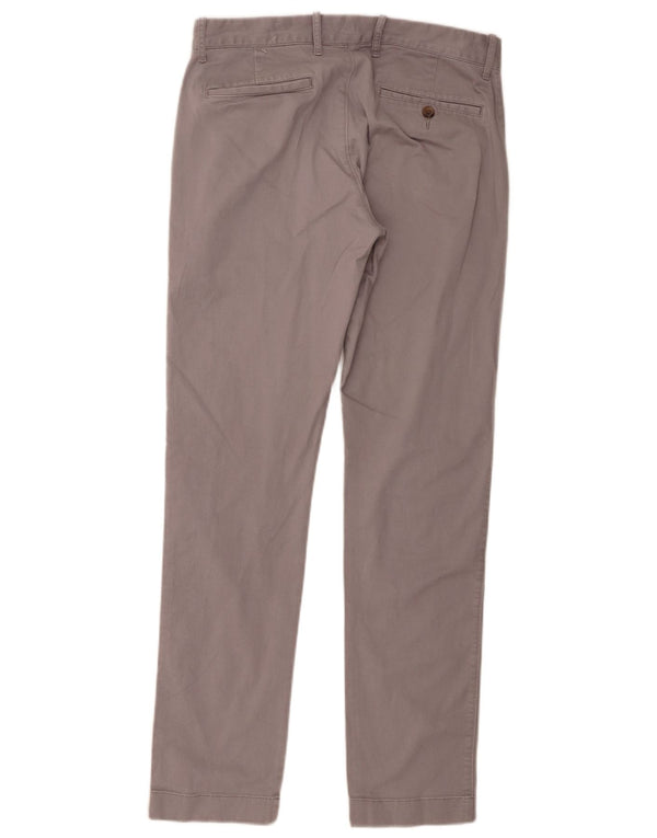 J. Crew Ανδρικό παντελόνι Chino Slim W30 L32 Γκρι βαμβακερό