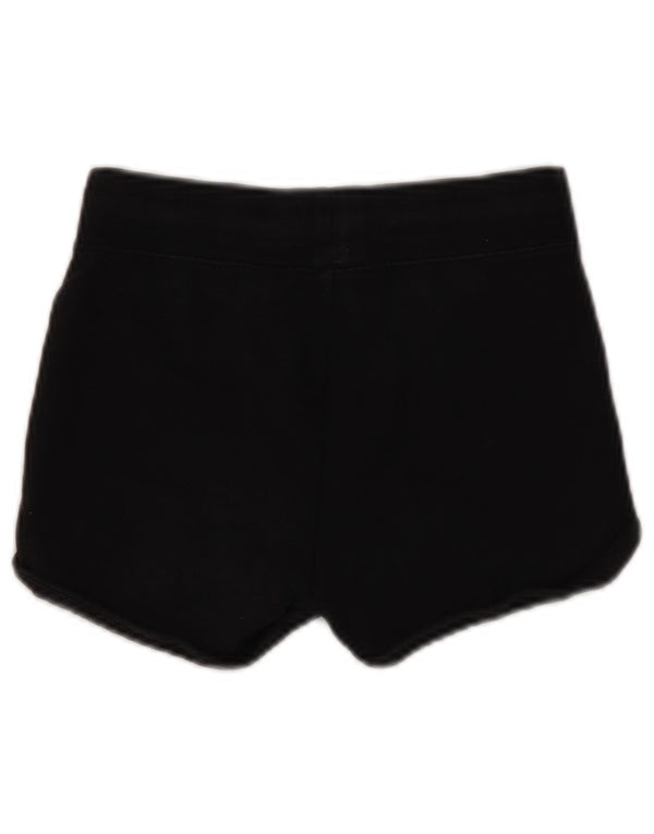 Γυναικείο γραφικό αθλητικό σορτς Nike UK 6 XS μαύρο βαμβακερό