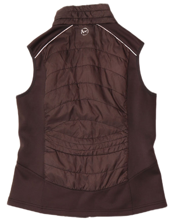 Michael Kors Γυναικεία Αμάνικη αθλητική φόρμα Top Jacket UK 14 Medium Black