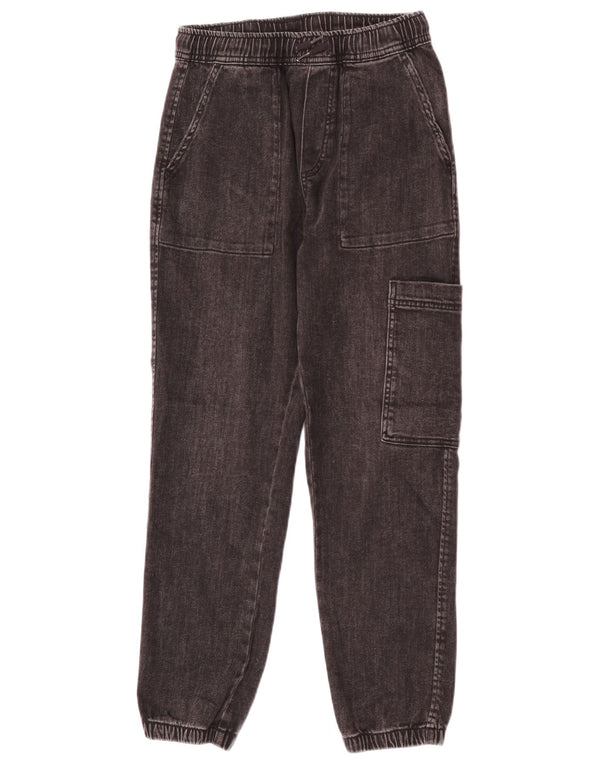 Zara Boys Joggers Straight Jeans 11-12 Years W26 L26 Grey Cotton