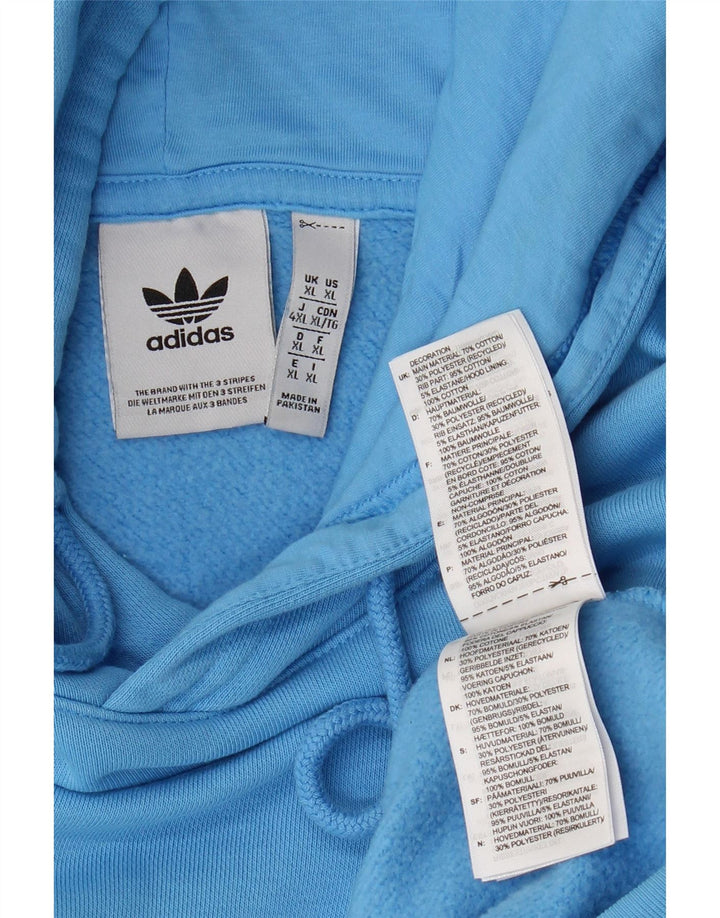 Ανδρικό κουκούλα ADIDAS Jumper XL Μπλε βαμβακερό